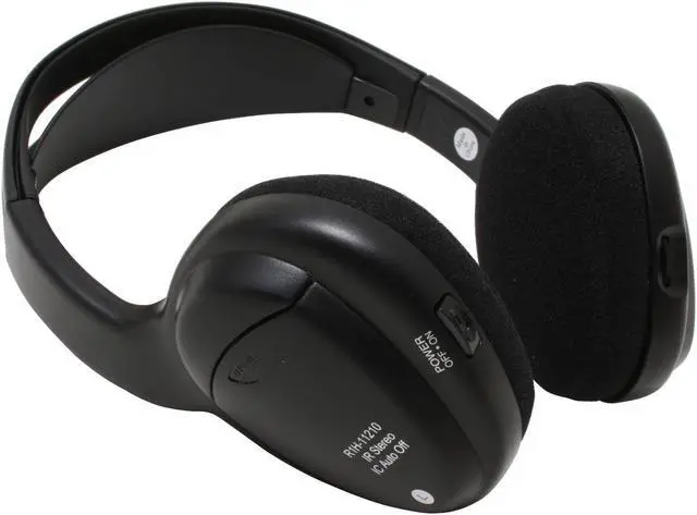 Alt view image 4 of 4 - UNWIRED R1H11210 Supra-aural Wireless Infrared Headphones
