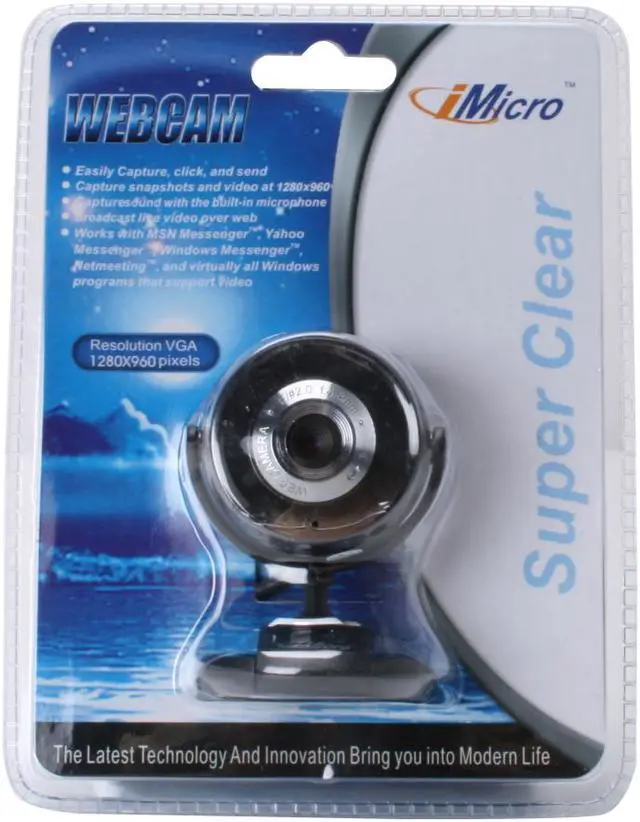 Alt view image 2 of 2 - iMicro IMV6 1.3MP Effective Pixels USB 2.0 WebCam Built-in Microphone LED Night Vision