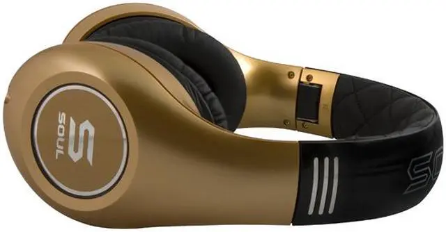 Alt view image 8 of 9 - Soul by Ludacris SL300GG 3.5mm Connector Circumaural High Definition Noise Canceling Headphone - Gold and Gold
