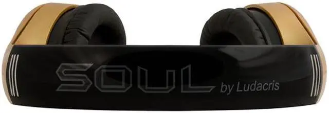 Alt view image 7 of 9 - Soul by Ludacris SL300GG 3.5mm Connector Circumaural High Definition Noise Canceling Headphone - Gold and Gold