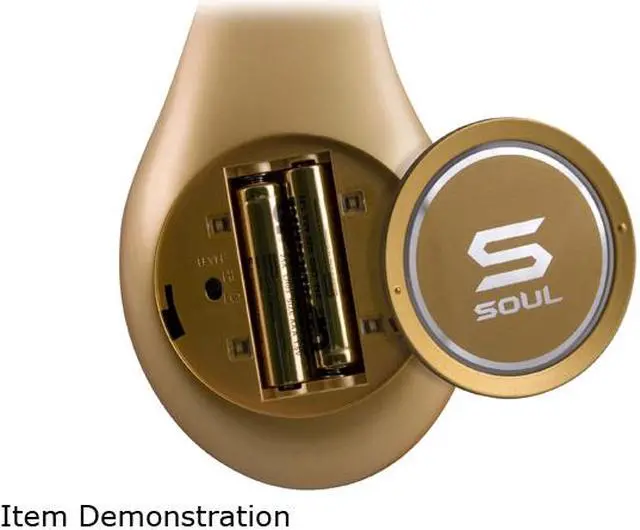 Alt view image 9 of 9 - Soul by Ludacris SL300GG 3.5mm Connector Circumaural High Definition Noise Canceling Headphone - Gold and Gold