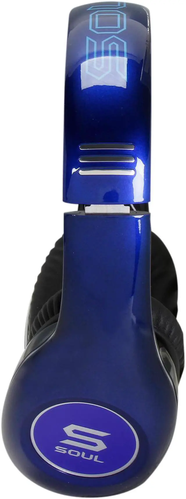 Alt view image 3 of 6 - Soul by Ludacris Blue SL150BU 3.5mm Connector Circumaural Pro Hi-Definition On-Ear Headphones