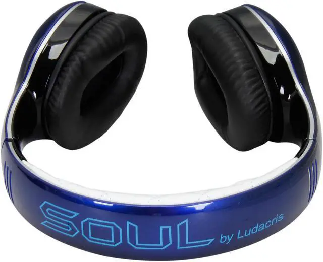 Alt view image 4 of 6 - Soul by Ludacris Blue SL150BU 3.5mm Connector Circumaural Pro Hi-Definition On-Ear Headphones