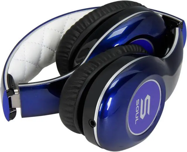 Alt view image 5 of 6 - Soul by Ludacris Blue SL150BU 3.5mm Connector Circumaural Pro Hi-Definition On-Ear Headphones