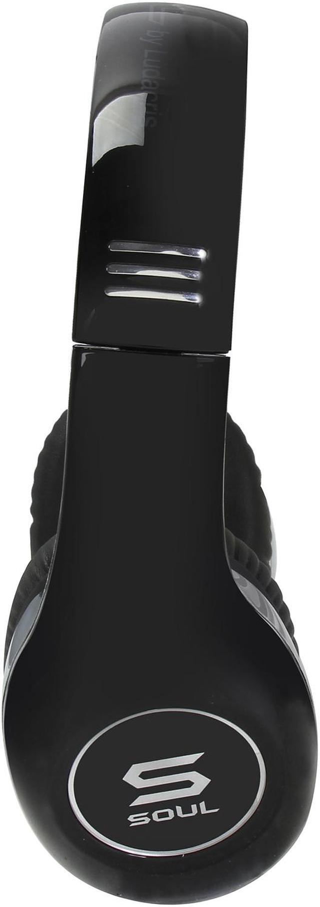 Alt view image 5 of 7 - Soul by Ludacris Black SL150CBC 3.5mm Connector Pro Hi-Definition On-Ear Headphones - Chrome/Black