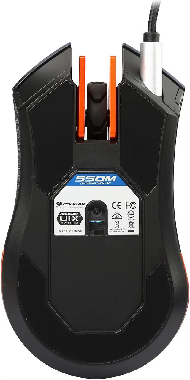 Alt view image 4 of 5 - COUGAR 550M MOC550M Blue 6 Buttons 1 x Wheel USB Wired Optical Gaming Mouse