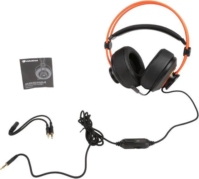 Alt view image 9 of 10 - COUGAR IMMERSA Stereo Over Ear Gaming Headset for PC, Xbox One, and PS4