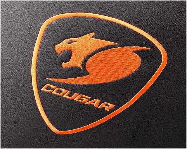 Alt view image 11 of 12 - Cougar Armor (Orange) Gaming Chair with Breathable Premium PVC Leather and Body-embracing High Back Design