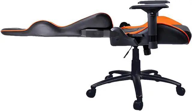 Alt view image 5 of 12 - Cougar Armor (Orange) Gaming Chair with Breathable Premium PVC Leather and Body-embracing High Back Design