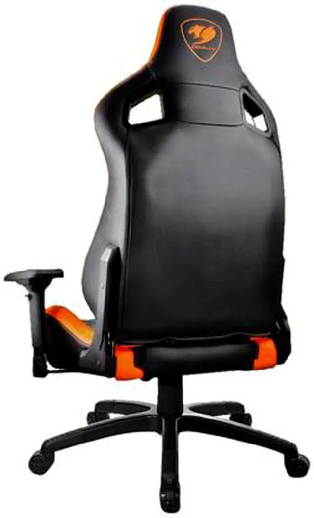 Alt view image 4 of 9 - Cougar Armor S (Orange) Luxury Gaming Chair with Breathable Premium PVC Leather and Body-embracing High Back Design