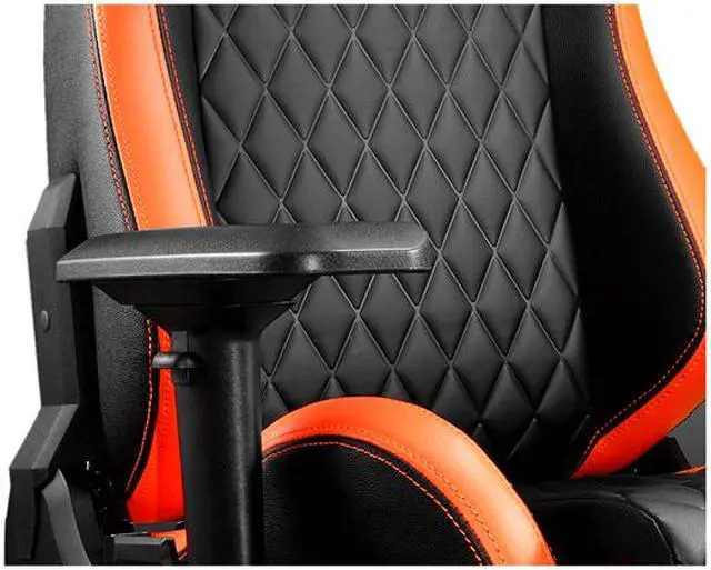 Alt view image 7 of 9 - Cougar Armor S (Orange) Luxury Gaming Chair with Breathable Premium PVC Leather and Body-embracing High Back Design