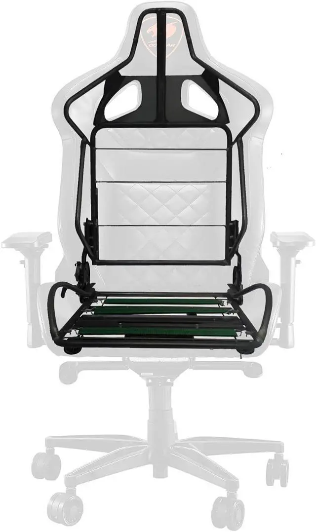 Alt view image 7 of 9 - Cougar Armor Titan (Black) Ultimate Gaming Chair with Premium Breathable PVC Leather, 352.0 lbs. Support, 170 Degree Reclining
