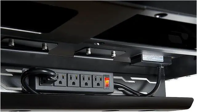 Alt view image 8 of 8 - COUGAR Royal 150 Black: Powerful Dual-Motor Electric Standing Desk