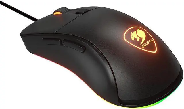 Main image of COUGAR Surpassion EX RGB Black 6 Buttons 1 x Wheel USB Wired Optical 6400 dpi Gaming Mouse