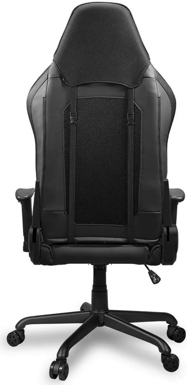 Alt view image 4 of 8 - COUGAR Armor Air Black, Gaming Chair, Dual High Back Design with Removable Leather Cover & Mesh Backrest, 2D Armrest