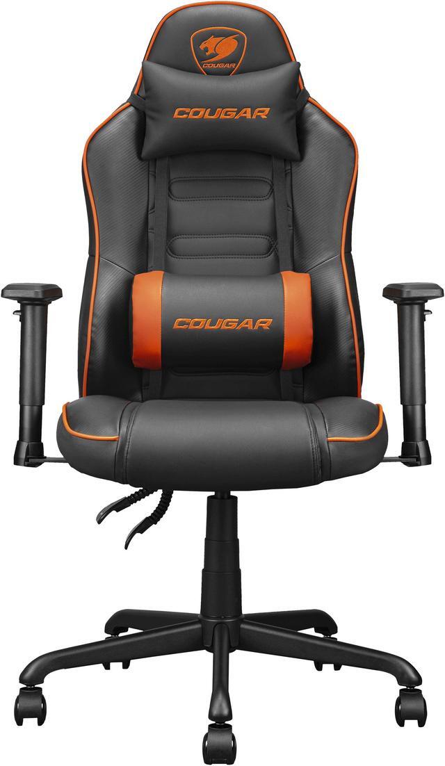 Alt view image 2 of 6 - COUGAR Fusion S, Medium Size Gaming Chair with Built-in 3D Curved Lumbar Support, PVC Faux Leather