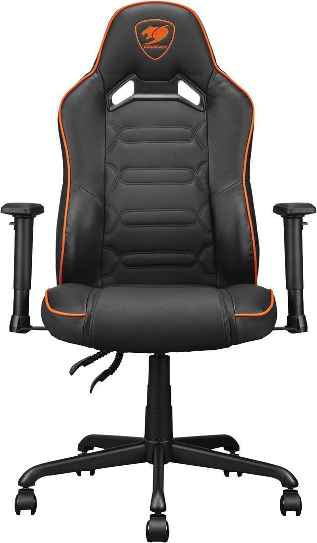 Alt view image 5 of 6 - COUGAR Fusion S, Medium Size Gaming Chair with Built-in 3D Curved Lumbar Support, PVC Faux Leather