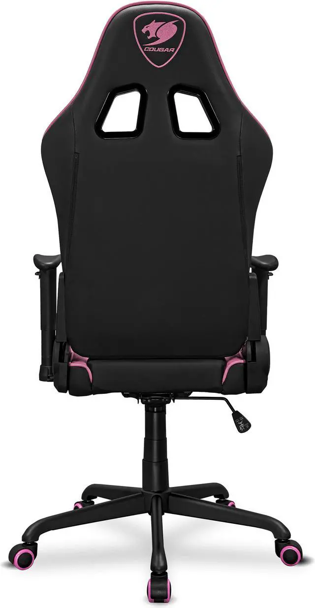 Alt view image 5 of 5 - Cougar Armor Elite Eva - Gaming Chair Ergonomic Design, Premium Breathable PVC Leather - 2D Adjustable Armrest - Reclaining Backrest up to 160 degree  - Tilt Mechanism, Pink