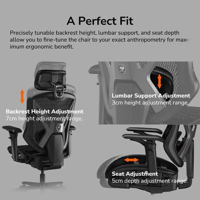 Alt view image 8 of 13 - COUGAR Speeder Gaming Chairs