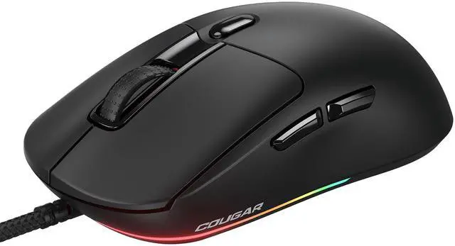 Alt view image 3 of 14 - COUGAR MINOS NEO MINOS NEO Black Black USB Wired Optical Gaming Mouse