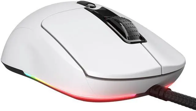 Alt view image 6 of 10 - COUGAR MINOS NEO MINOS NEO White White USB Wired Optical Gaming Mouse
