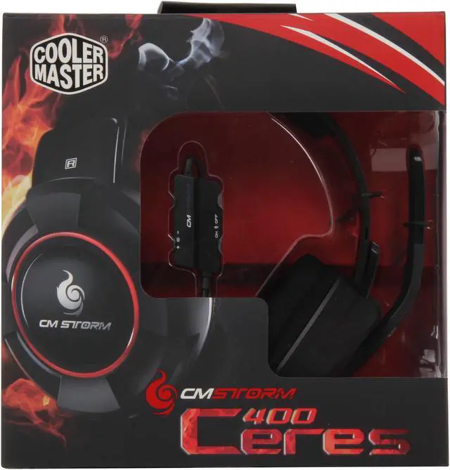 Alt view image 7 of 7 - CM Storm Ceres-400 - Gaming Headset with 40 mm Drivers and Volume and Microphone Control