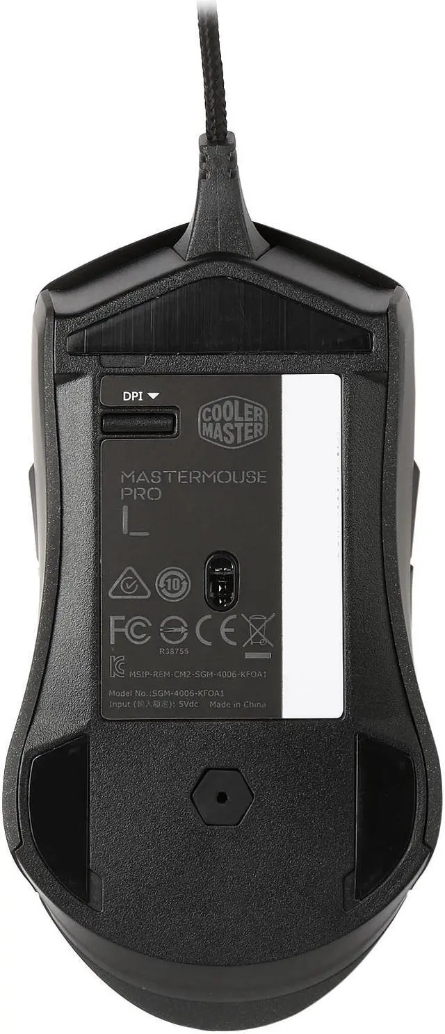 Alt view image 6 of 8 - MasterMouse Pro L Ambidextrous Gaming Mouse with Interchangeable Grips