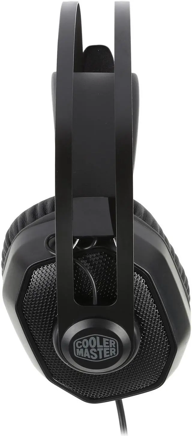 Alt view image 4 of 7 - Cooler Master MasterPulse MH320 Gaming Headset with Steel Frame, Self-Adjusting Hammock Headband, and Bi-Directional Boom Microphone