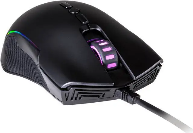 Alt view image 6 of 8 - COOLER MASTER CM310 Black Wired Optical RGB Gaming Mouse - CM-310-KKWO2