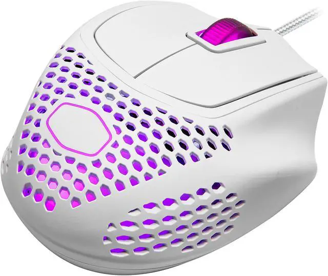 Alt view image 2 of 13 - COOLER MASTER MM720 MM-720-WWOL2 White Glossy 6 Buttons Wired Optical Gaming Mouse