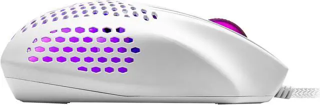 Alt view image 3 of 13 - COOLER MASTER MM720 MM-720-WWOL2 White Glossy 6 Buttons Wired Optical Gaming Mouse