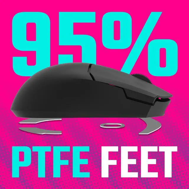 Alt view image 6 of 14 - COOLER MASTER MM712 Matte Black Matte Black 6 Buttons 1 x Wheel USB Wired/2.4GHz/BT 5.1 Pixart Optical Sensor Gaming Mice