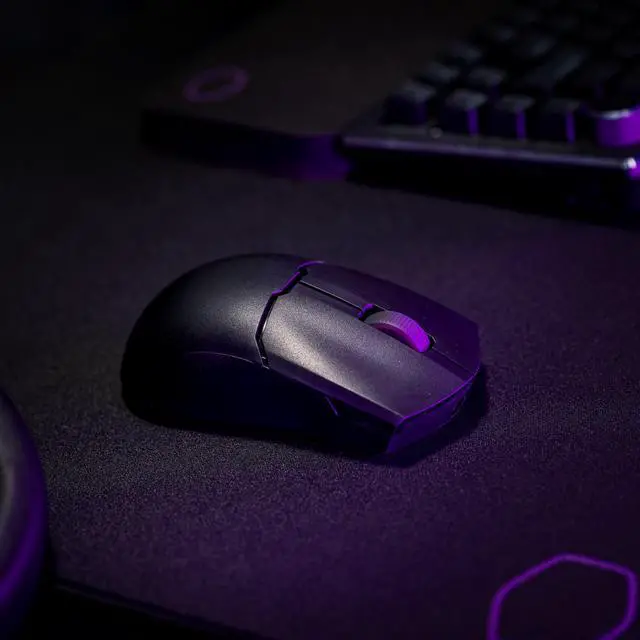 Alt view image 9 of 14 - COOLER MASTER MM712 Matte Black Matte Black 6 Buttons 1 x Wheel USB Wired/2.4GHz/BT 5.1 Pixart Optical Sensor Gaming Mice