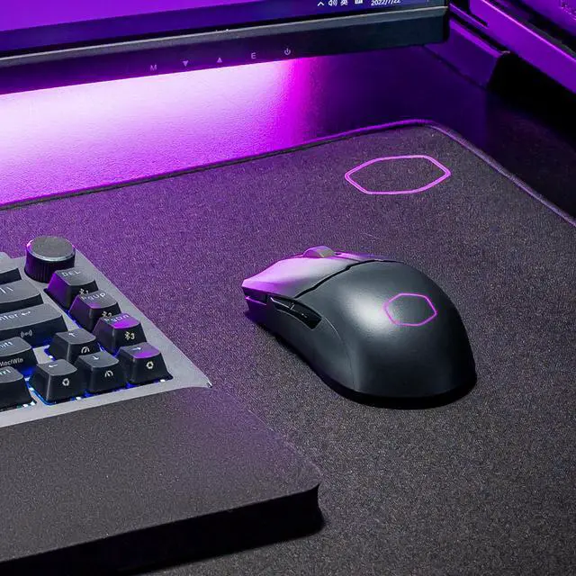 Alt view image 11 of 14 - COOLER MASTER MM712 Matte Black Matte Black 6 Buttons 1 x Wheel USB Wired/2.4GHz/BT 5.1 Pixart Optical Sensor Gaming Mice