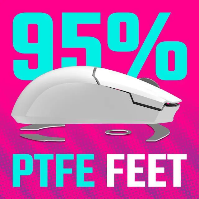 Alt view image 6 of 14 - COOLER MASTER MM712 Matte White Matte White 6 Buttons 1 x Wheel USB Wired/2.4GHz/BT 5.1 Pixart Optical Sensor Gaming Mice
