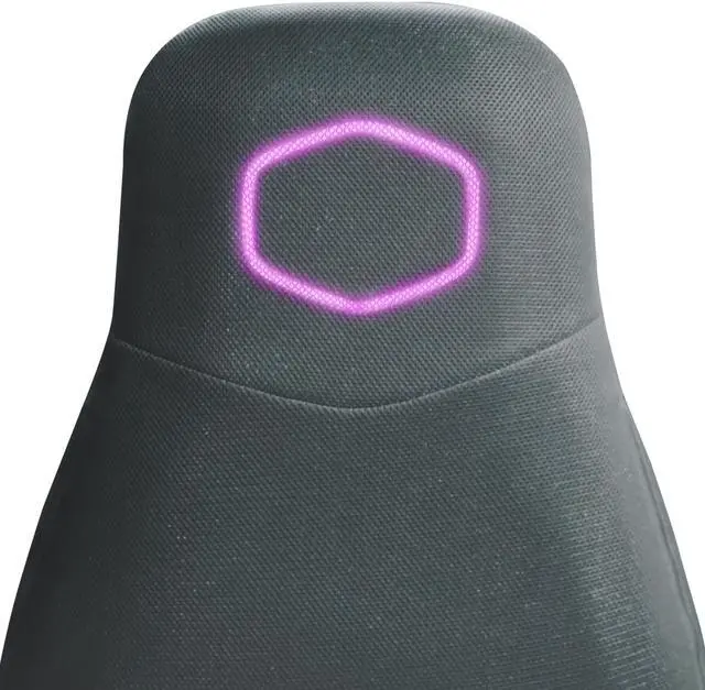 Alt view image 11 of 14 - Cooler Master Synk X Lunar Gray Ergonomic Real-Time Tactile Immersion Chair, Retractable Leg Rest, All-in-one Controller, Breathable Fabric, Stable Rolling Base, Solid Structure (IXC-SX1-I-US1)