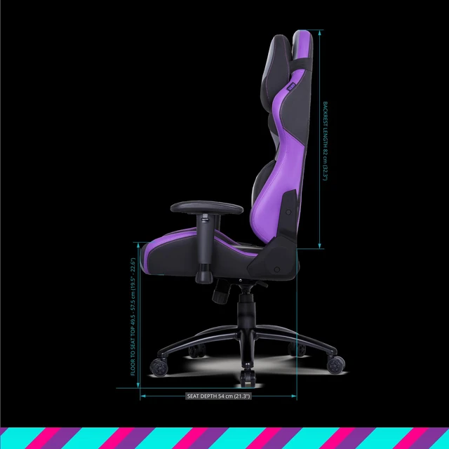 Caliber R3 Cooler Master Caliber R3 Gaming Chair Black Ergonomic 360° Swivel, 180 ...
