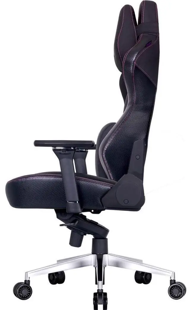 Alt view image 2 of 4 - Cooler Master Caliber X2 Gaming Chair - Memory Foam, Synthetic PU Leather, Aluminum - Black - CMI-GCX2-BK