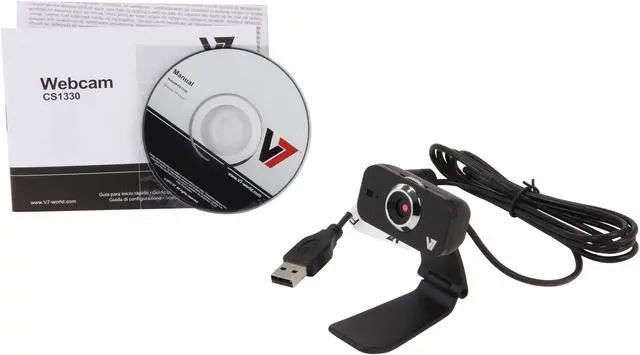 Alt view image 5 of 6 - V7 CS1330 1.3 M Effective Pixels USB 2.0 Professional Webcam 1300