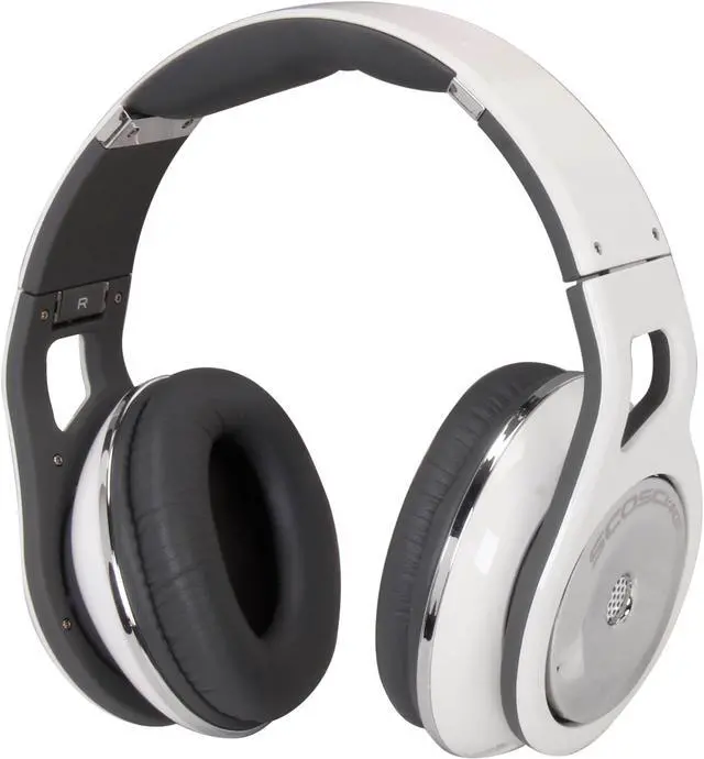 Main image of SCOSCHE White RH1056M Reference Headphones with tapLINE Remote & Mic (White)