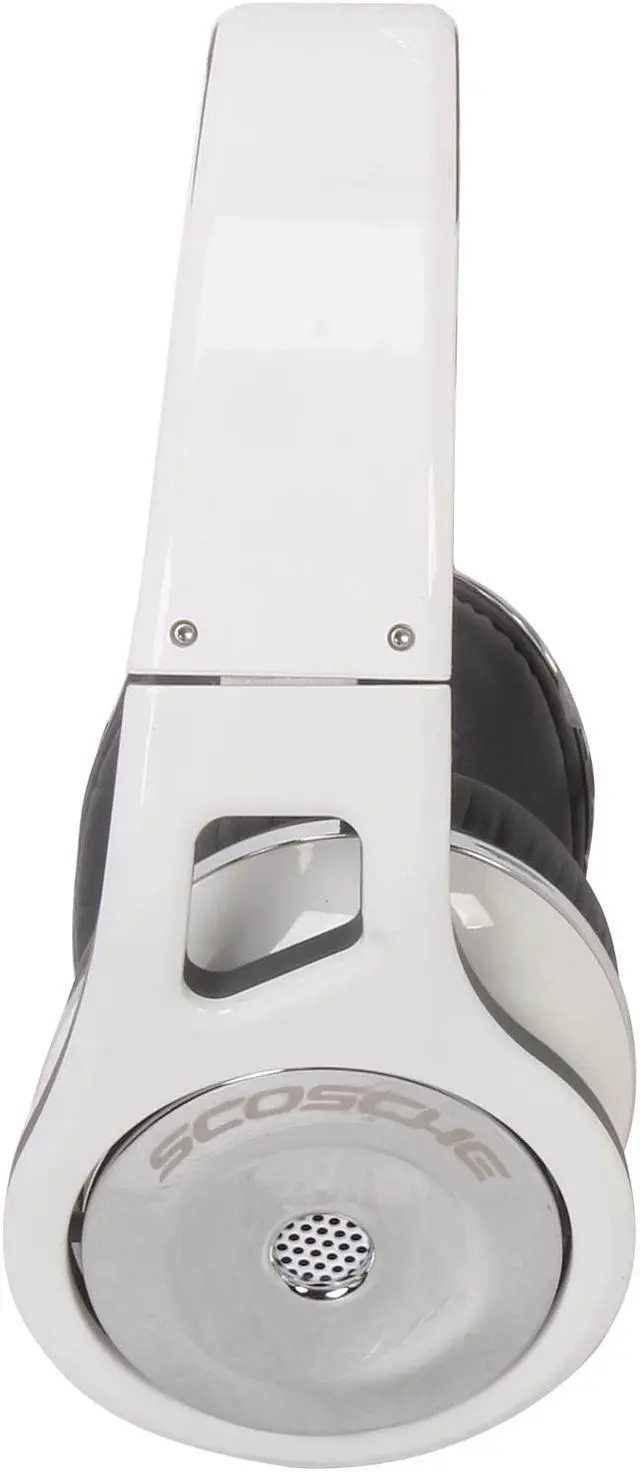 Alt view image 3 of 8 - SCOSCHE White RH1056M Reference Headphones with tapLINE Remote & Mic (White)