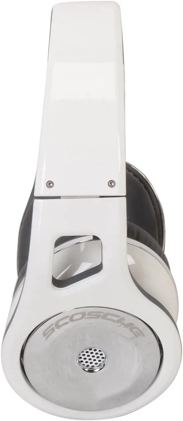 Alt view image 5 of 8 - SCOSCHE White RH1056M Reference Headphones with tapLINE Remote & Mic (White)