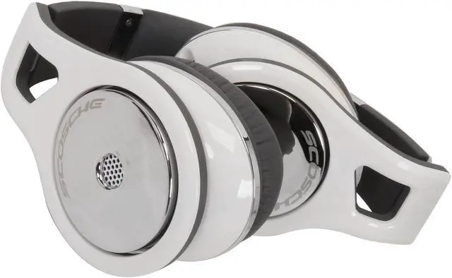 Alt view image 7 of 8 - SCOSCHE White RH1056M Reference Headphones with tapLINE Remote & Mic (White)
