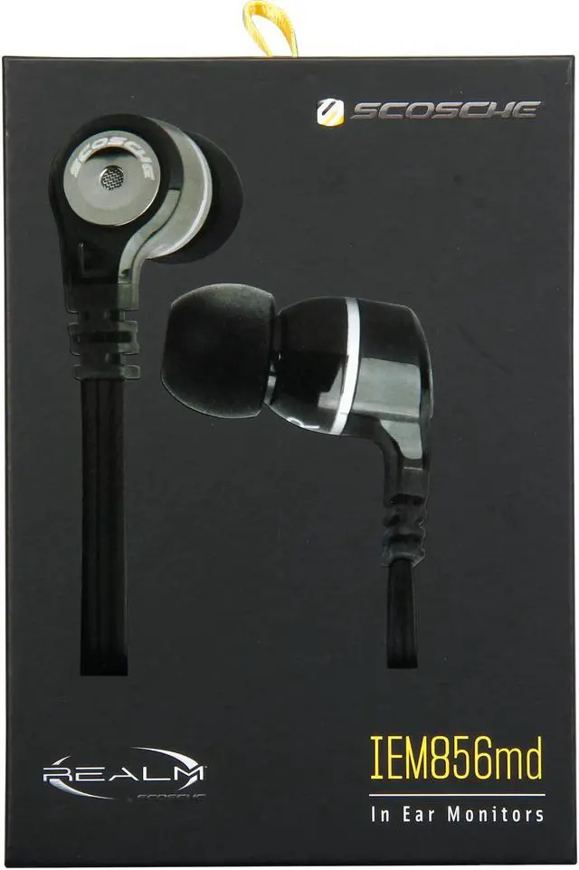 Alt view image 8 of 8 - Scosche IEM856MD Reference In-Ear Monitors with TapLINE III Remote & Microphone Black