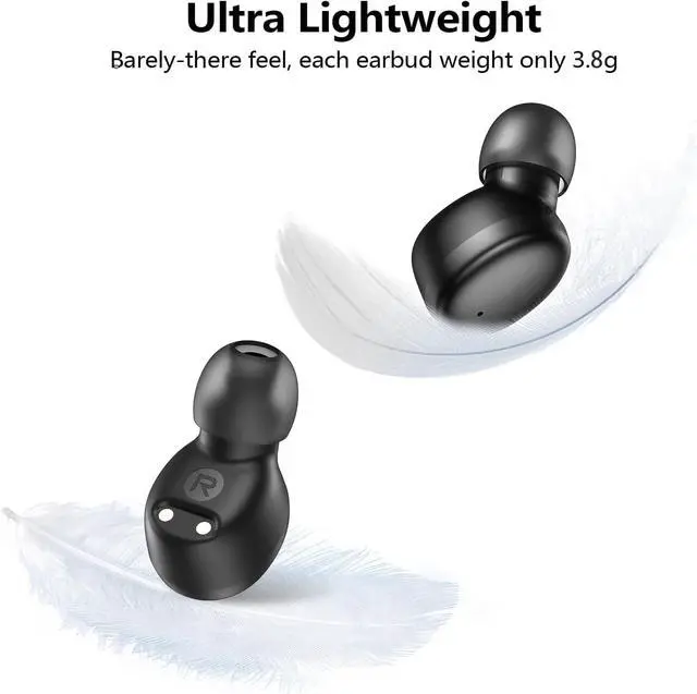 Alt view image 4 of 8 - kurdene Wireless Earbuds Bluetooth 5.3 Light Weight in Ear Headphones | Premium Sound Bass Ear buds with Charging Case, Smart Touch Control