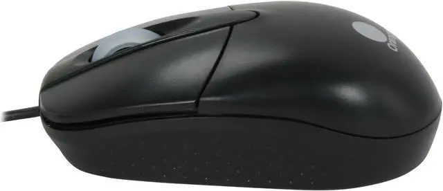 Alt view image 3 of 6 - Orange MOUC6660BK Black 3 Buttons 1 x Wheel USB Wired Optical Mouse