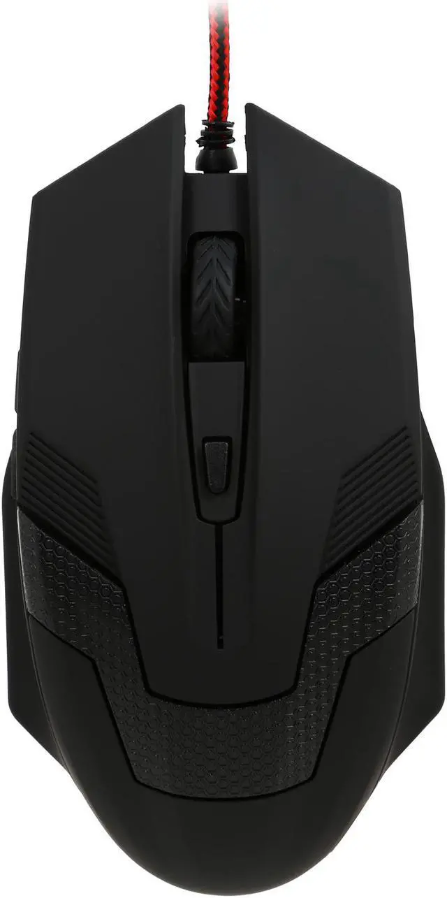 Alt view image 2 of 5 - Orange MMOUC122NB, 2400 DPI Ergonomic High Precision LED Gaming Mouse With Side-control Buttons PRO-AIM Gaming Sensor