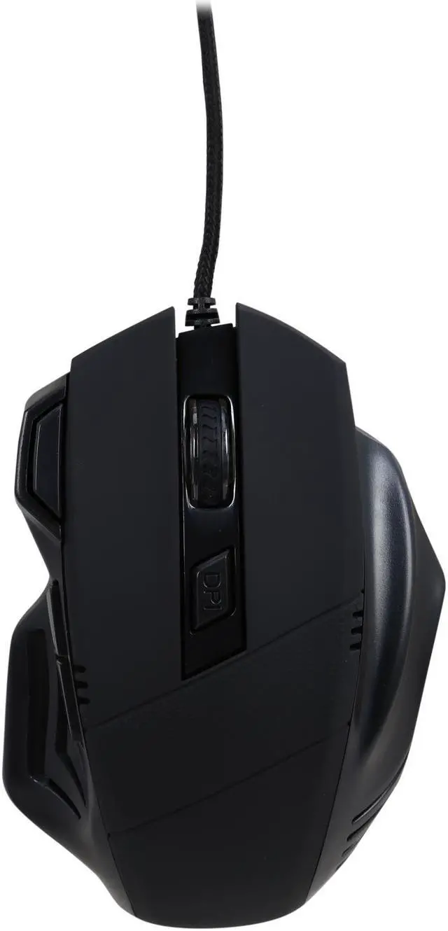 Alt view image 2 of 5 - Orange MOUC111NB, 2400 DPI Ergonomic High Precision LED Gaming Mouse With Side-control Buttons PRO-AIM Gaming Sensor