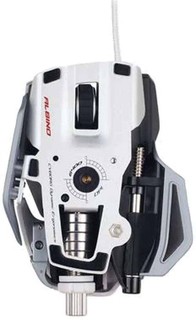 Alt view image 4 of 5 - Mad Catz White 8 Buttons 1 x Wheel USB 2.0 Wired Laser Mouse