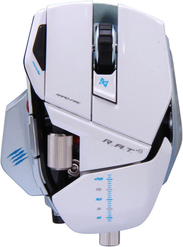 Alt view image 2 of 6 - Mad Catz R.A.T.9 Gaming Mouse for PC and Mac - White